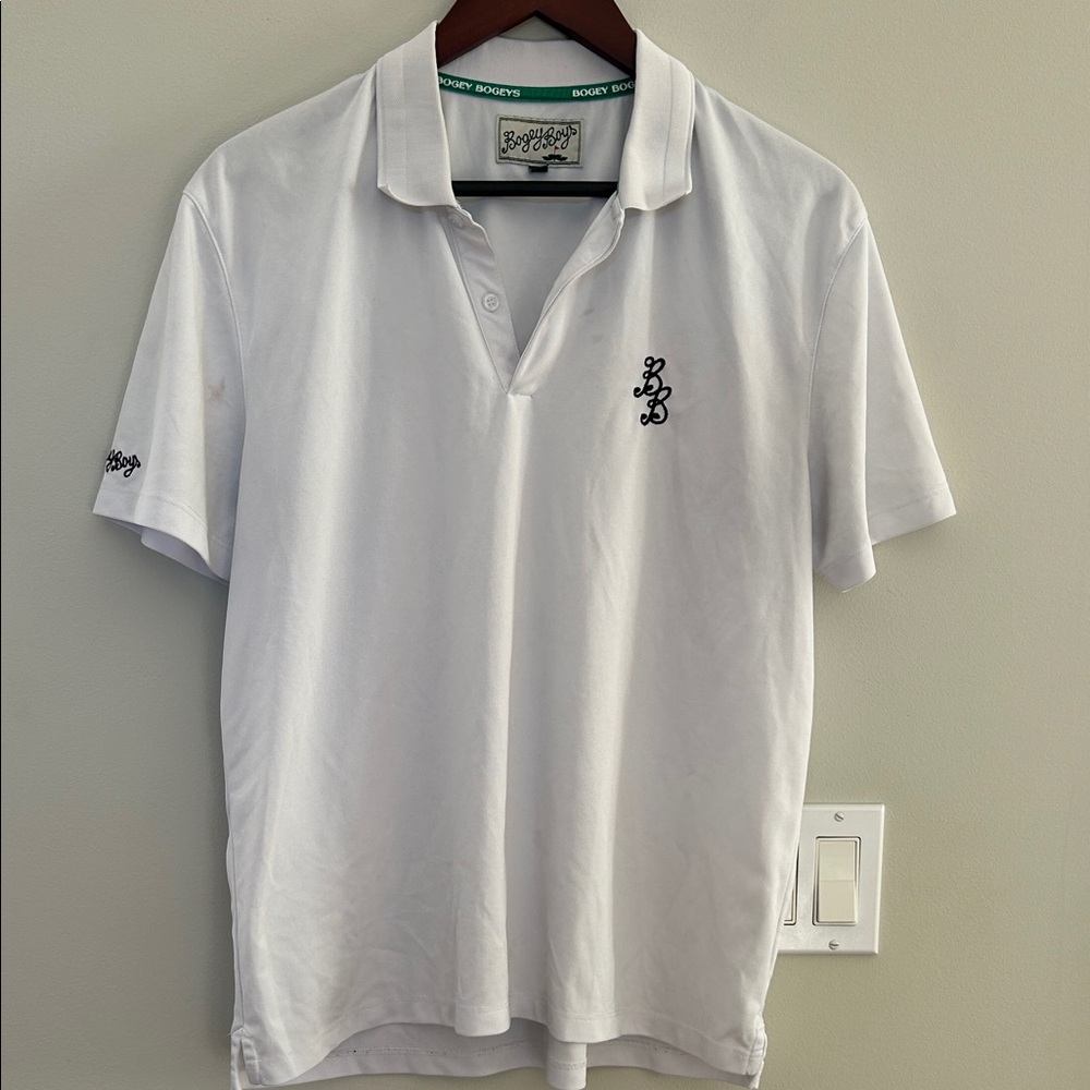 Bogey Boys White Polo Shirt